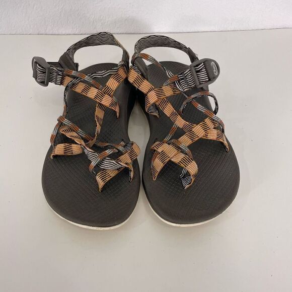 Chaco with Orange & Yellow and Grey & Orange Strappy Sandals - Picture 2 of 7